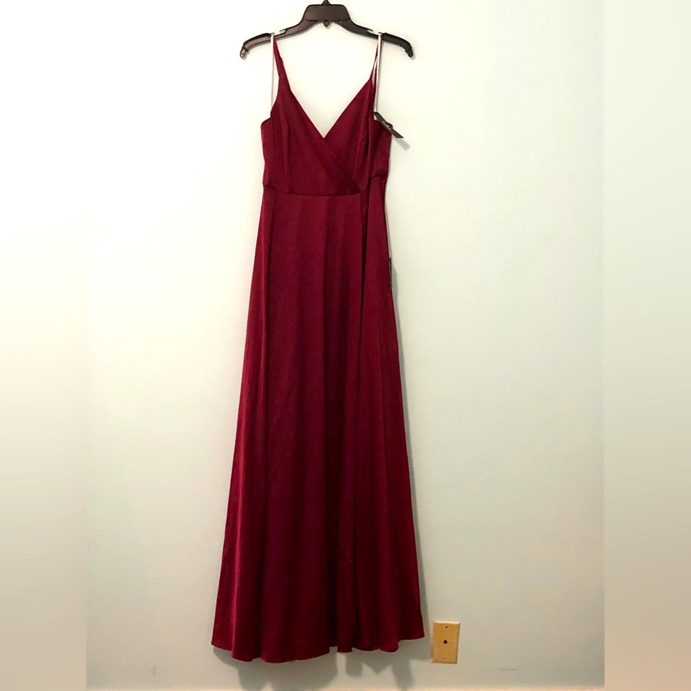 NWT__Formal Faux-Wrap Maxi Dress__NWT